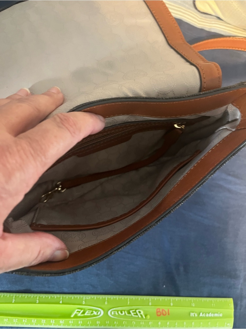 Michael Kors Collection Brown Crossbody Bag